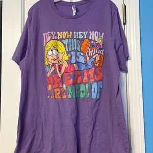 Canvas Lizzie Mcquire Purple T-Shirt Size 2XL